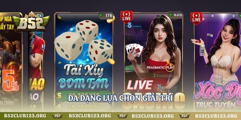 Đa dạng lựa chọn giải trí