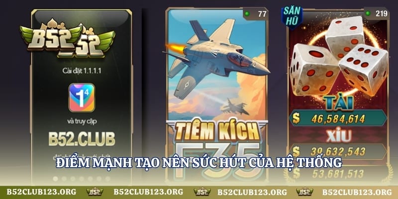 Điểm mạnh tạo nên sức hút của hệ thống 